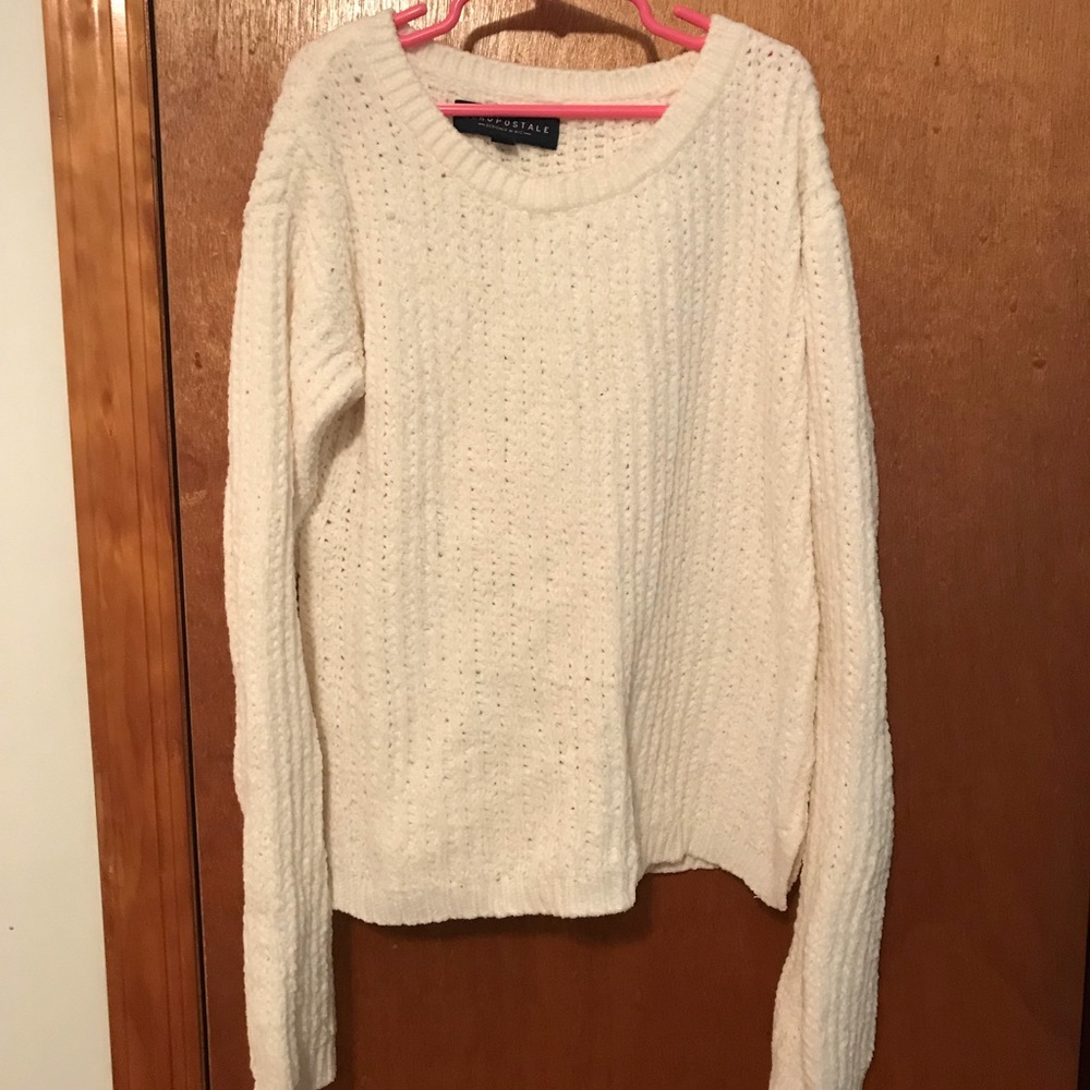 Soft White Pull Over